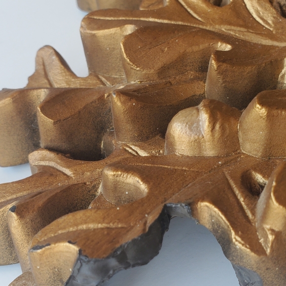 Vtg BURWOOD Wall Hanging Instrument Music Book Mandolin Horn Gold 9075 MCM Decor - Picture 5 of 12